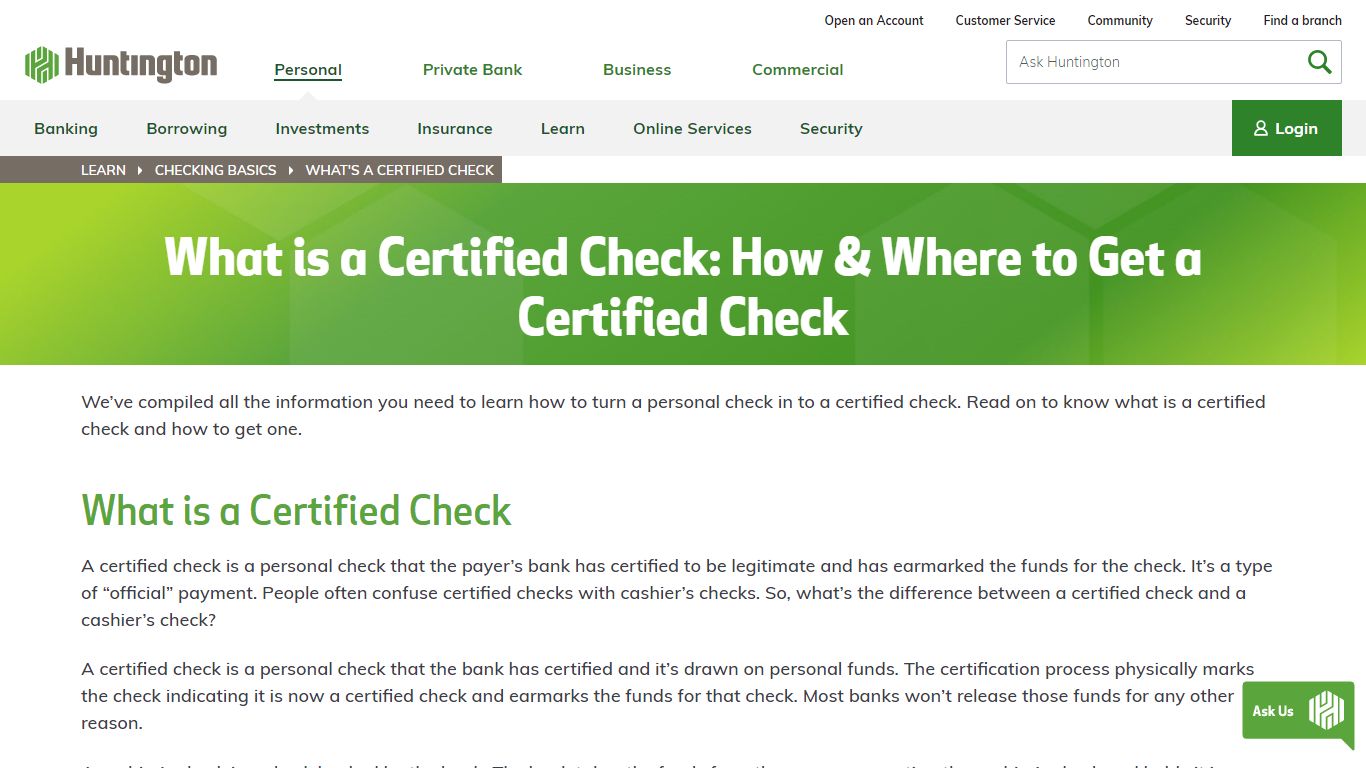 What is a Certified Check: How & Where to Get a Certified Check